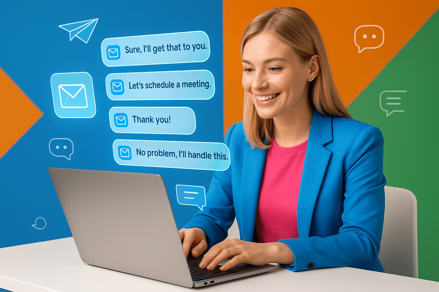 Crear respuestas de correo en webmail
